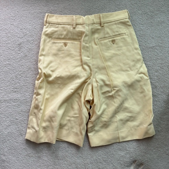 Acne Studios Pastel Yellow Bermuda Pants - Picture 2 of 6